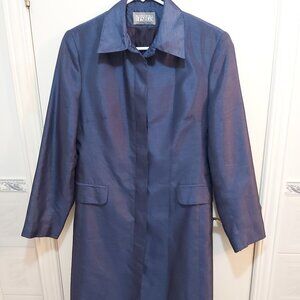 Originaux Par Pablo shimmery blue trenchcoat, size 6